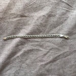 Sterling silver charm bracelet